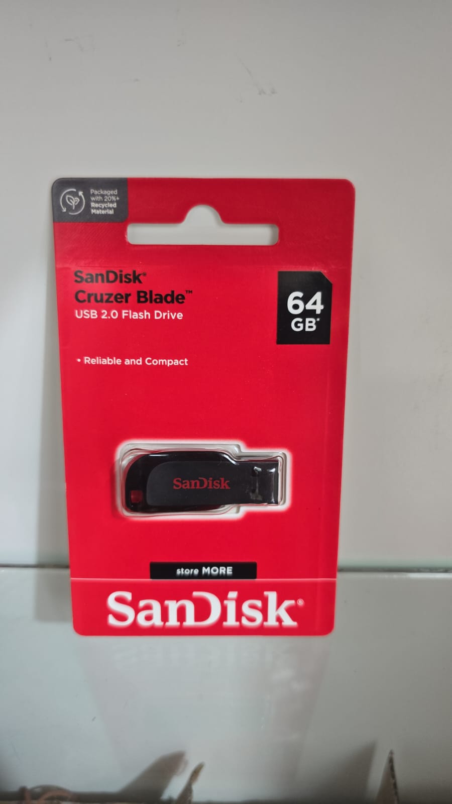 Pendrive Sandisk 64 gb CRUZER BLADE 2.0