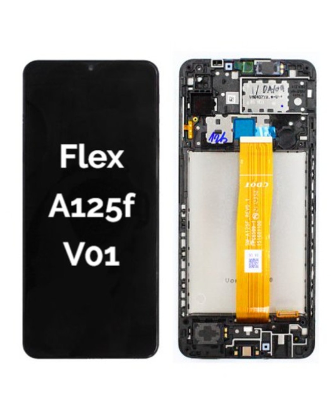 Modulo samsung a12 125f original con marco 