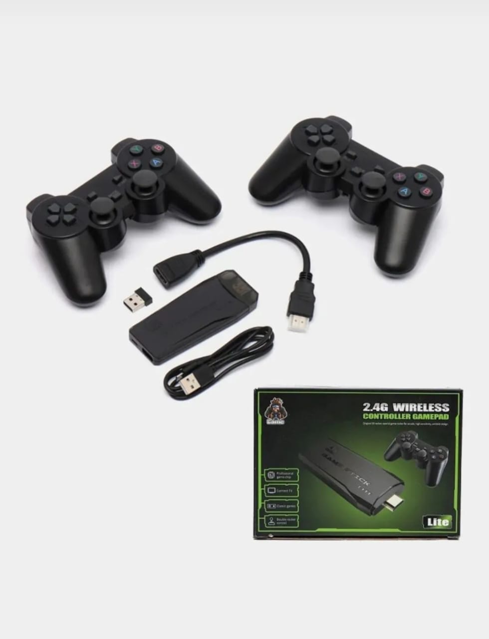game box stick 2.4g (verde)