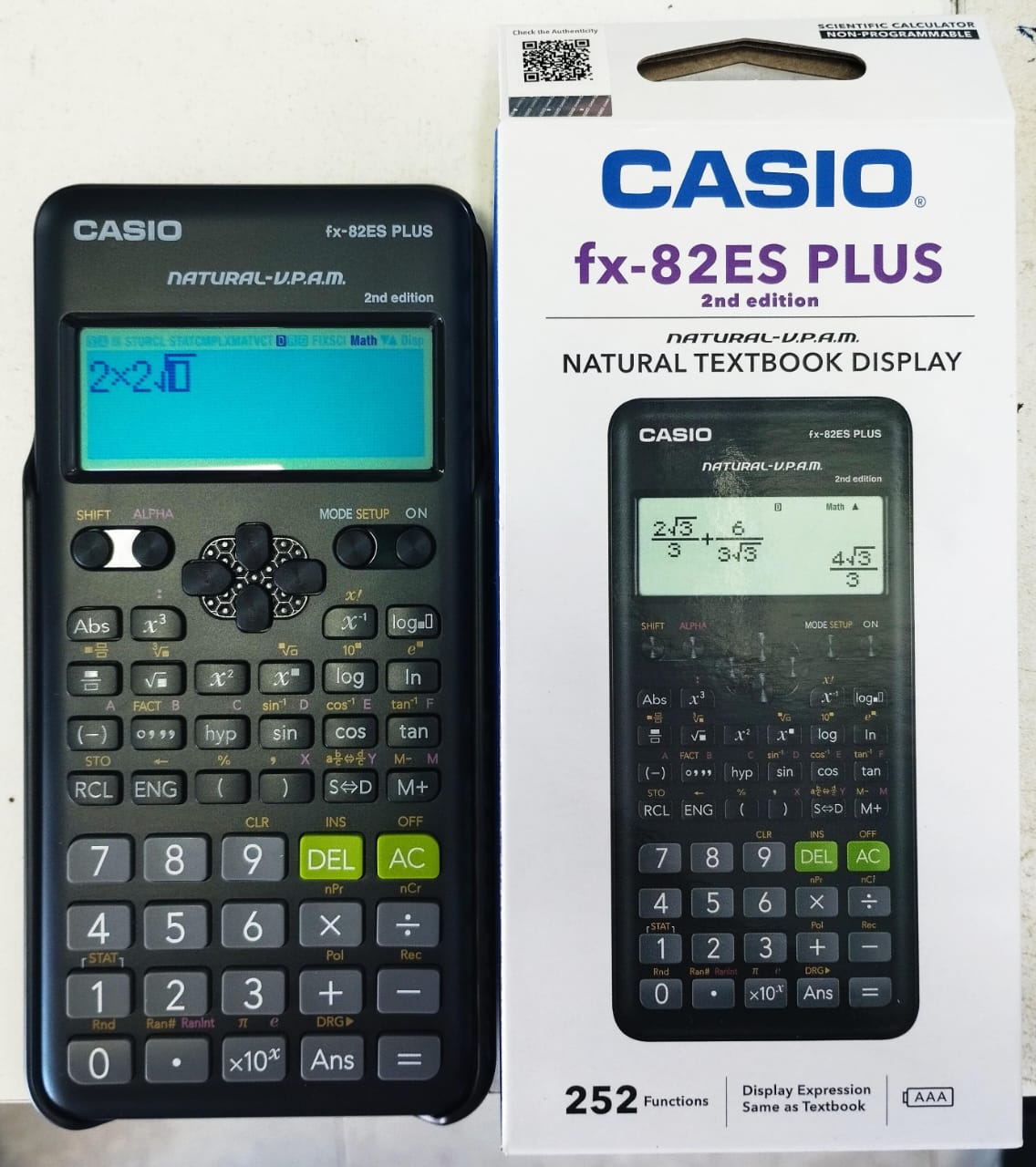 CALCULADORA CIENTIFICA CASIO 82ES