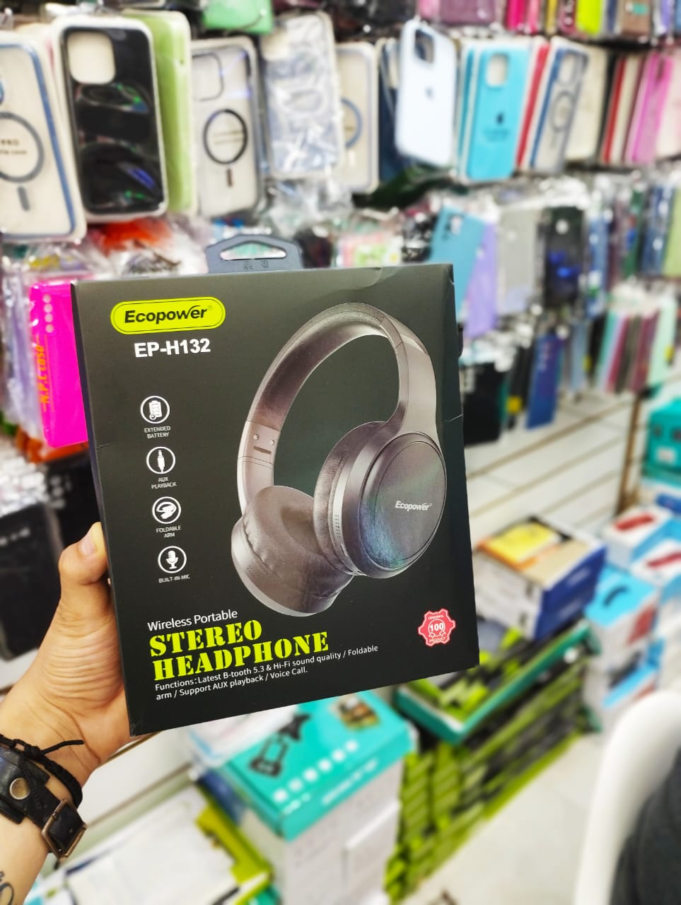 Auricular inalambrico ecopower h132