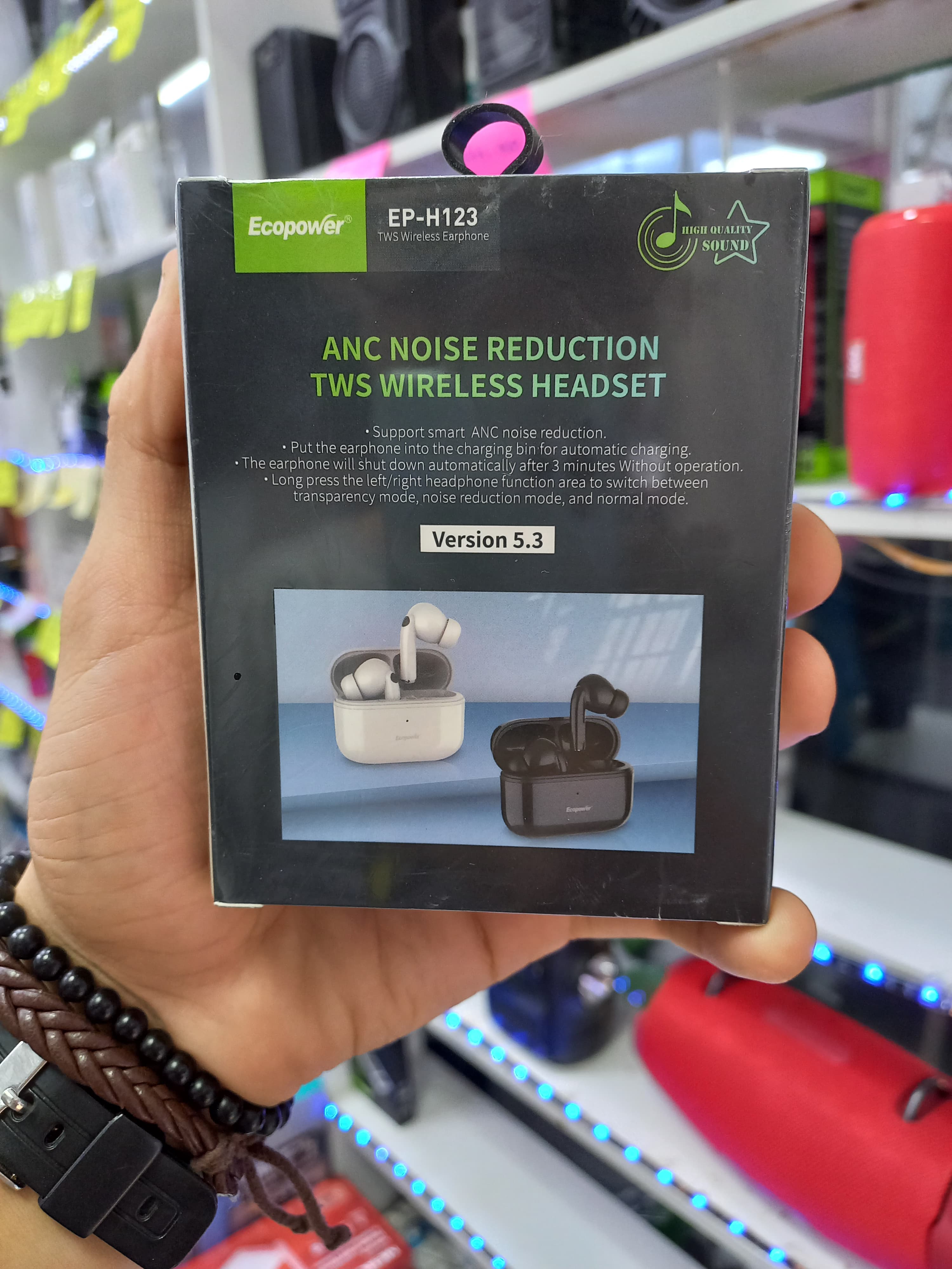 Auricular inalambrico ecopower h123