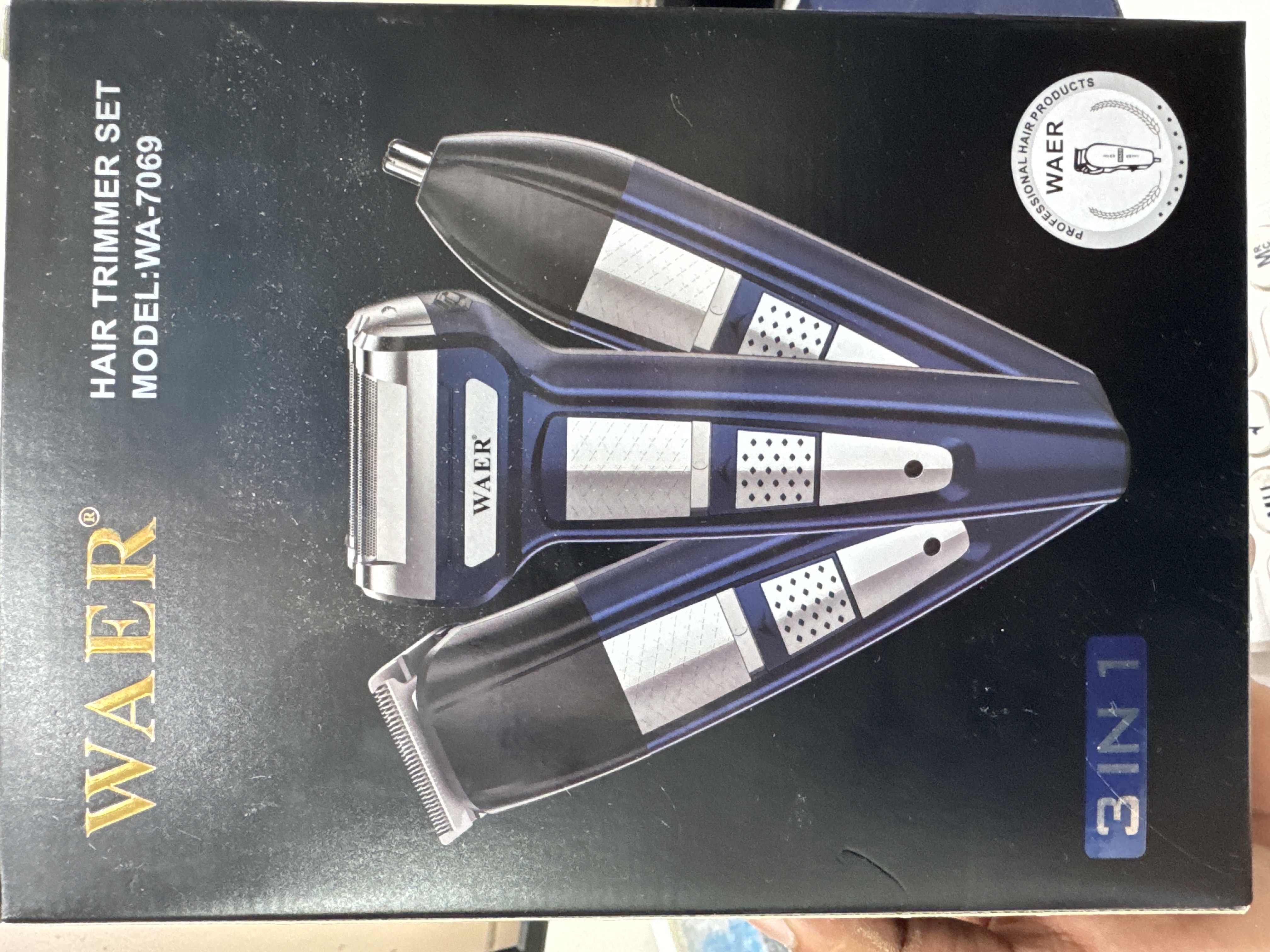 CORTA PELO WAER  7069   3 EN 1 