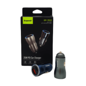 cargador ECOPOWER auto 25W  7032