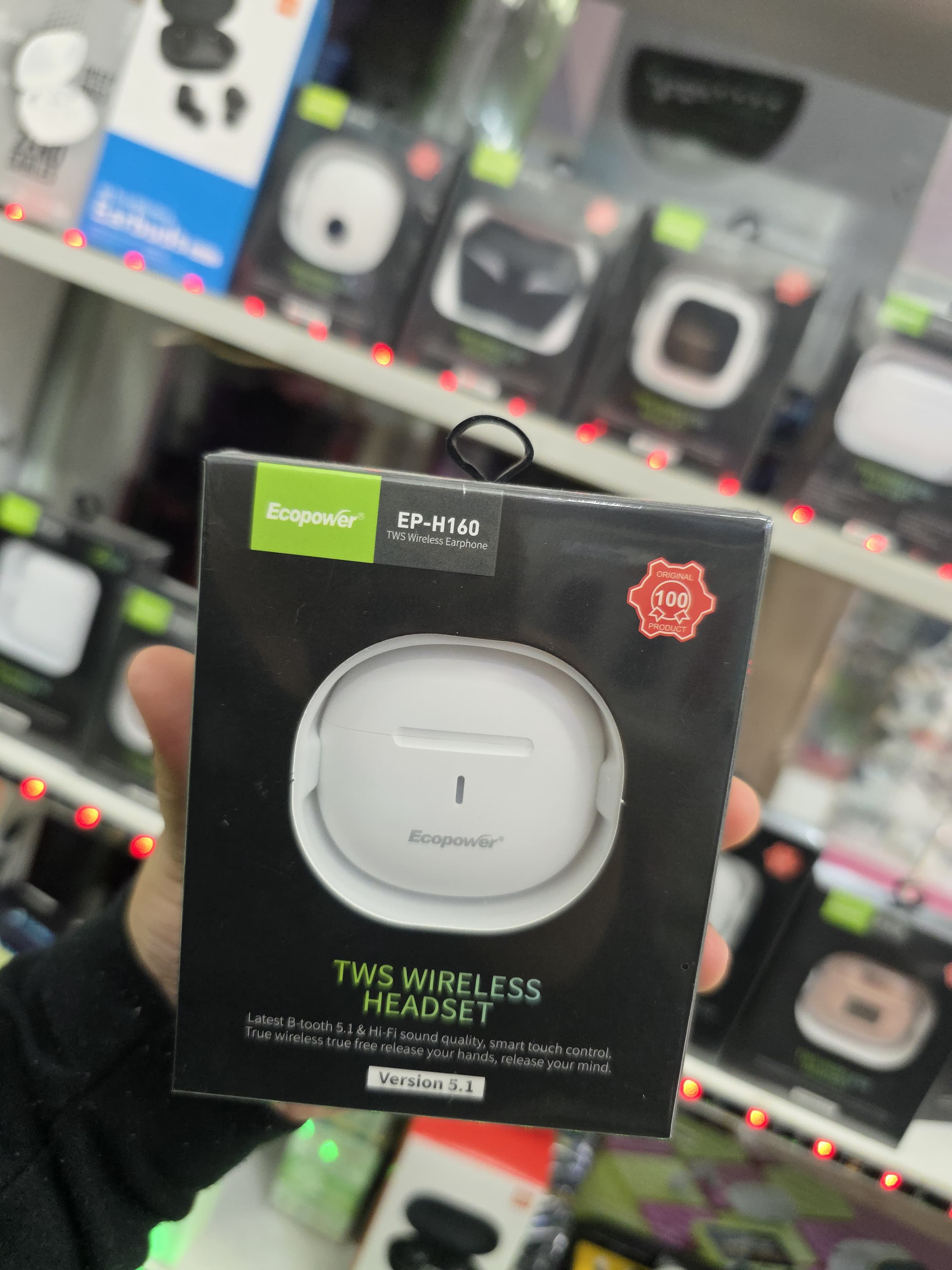 Auricular inalambrico ecopower h160