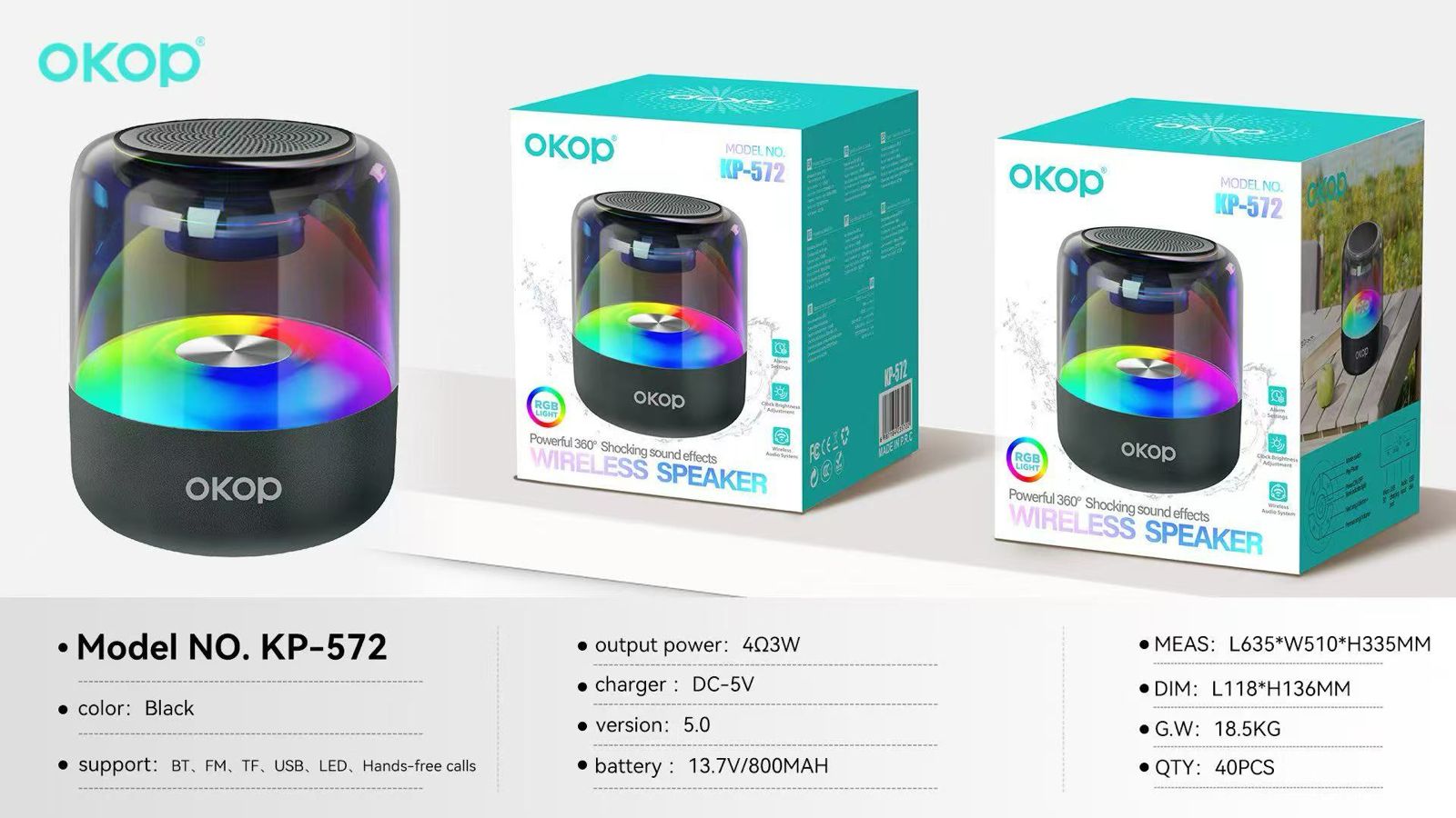 PARLANTE OKOP KP 572