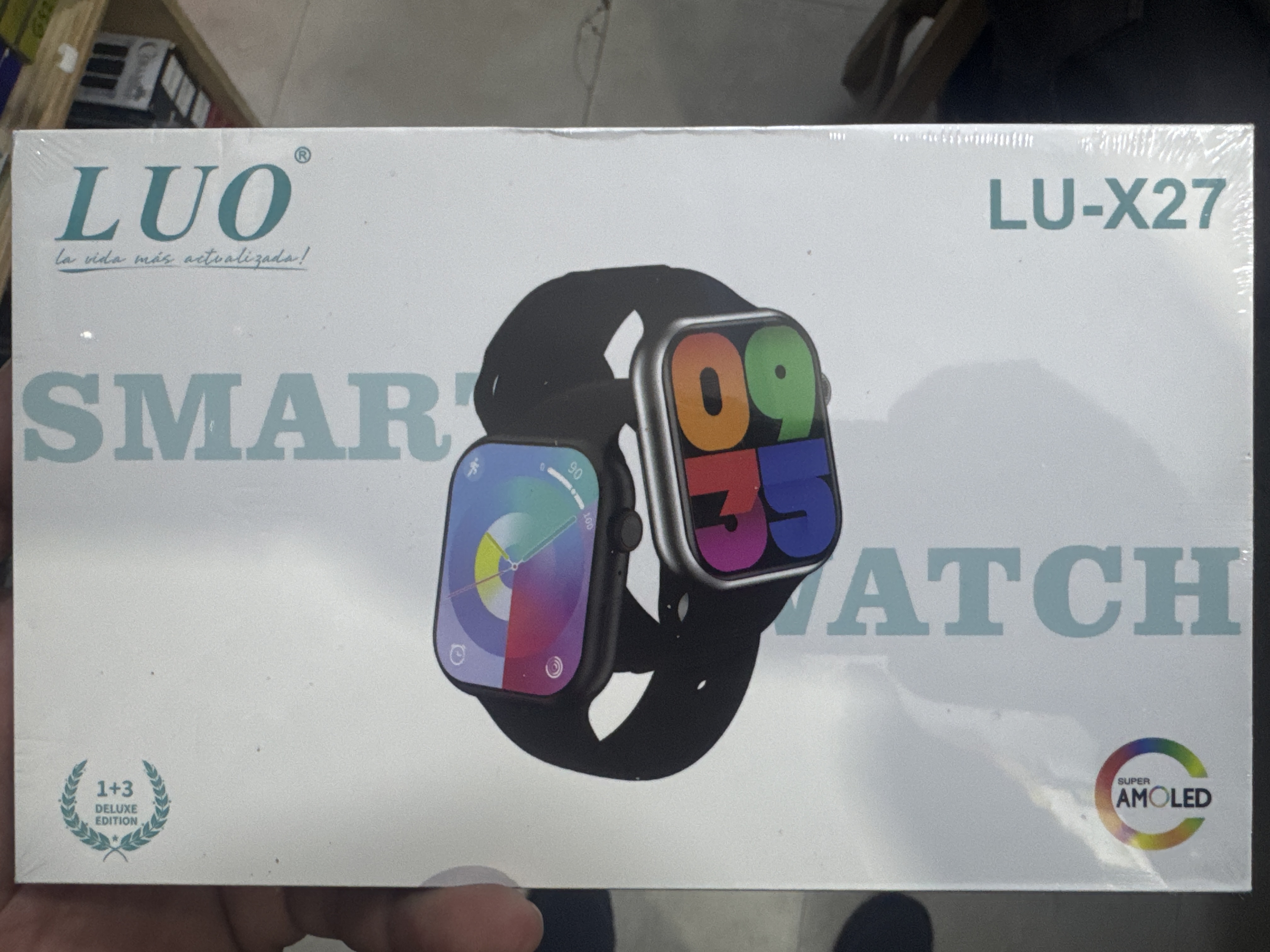 Combo reloj samrt watch luo x27