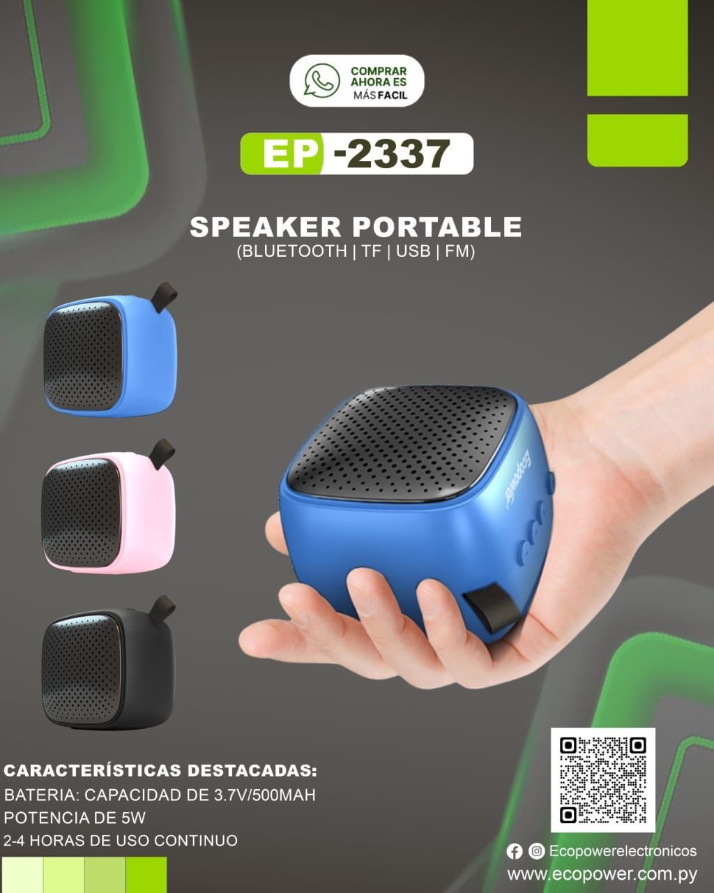 parlante ecopower ep 2337