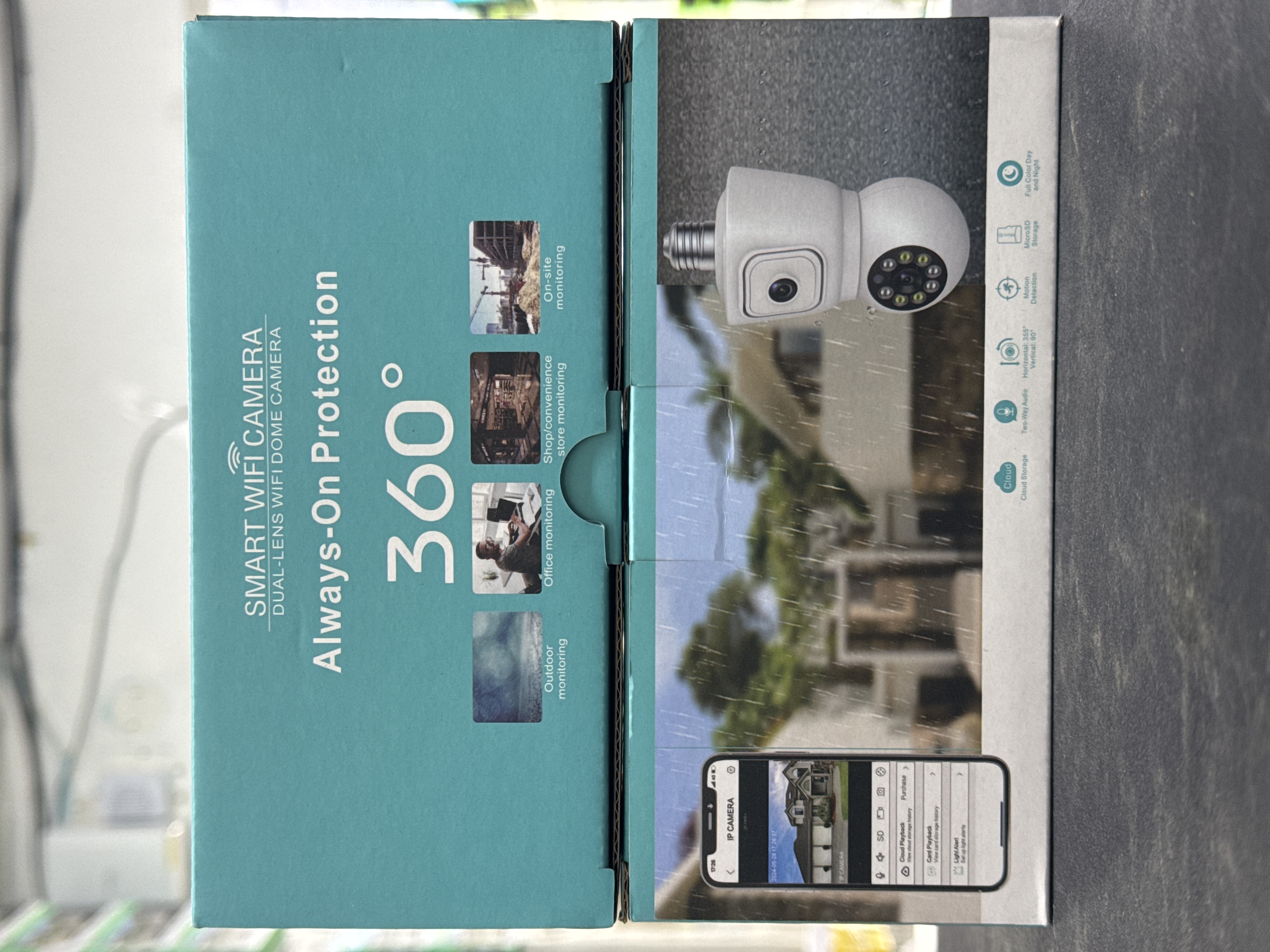 camara ip foco smart 360 DOBLE (icsee)