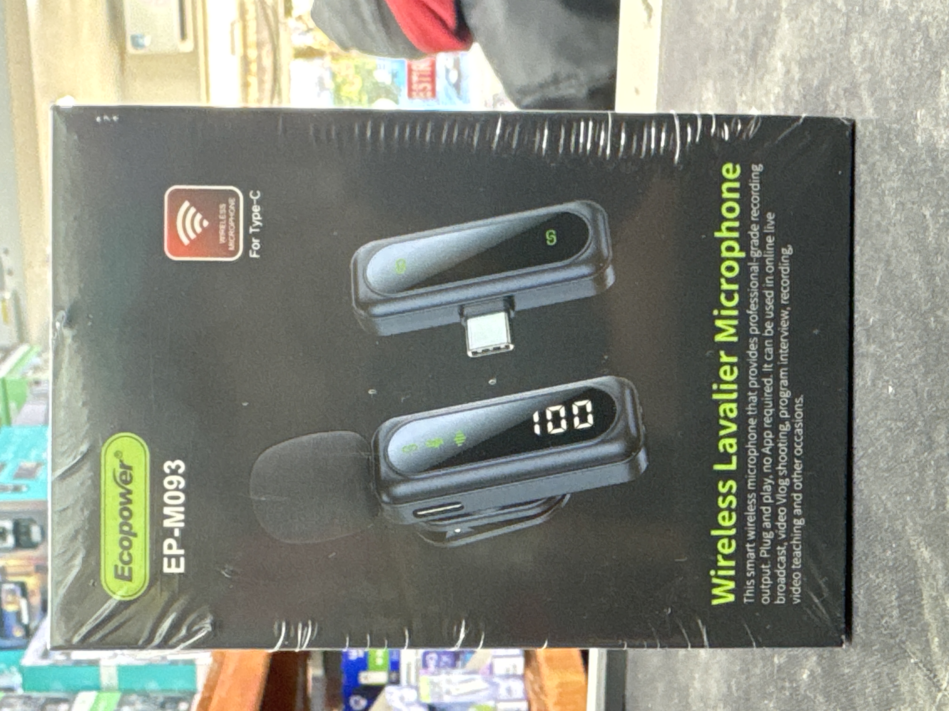 MICROFONO CORBATERO ECOPOWER M093