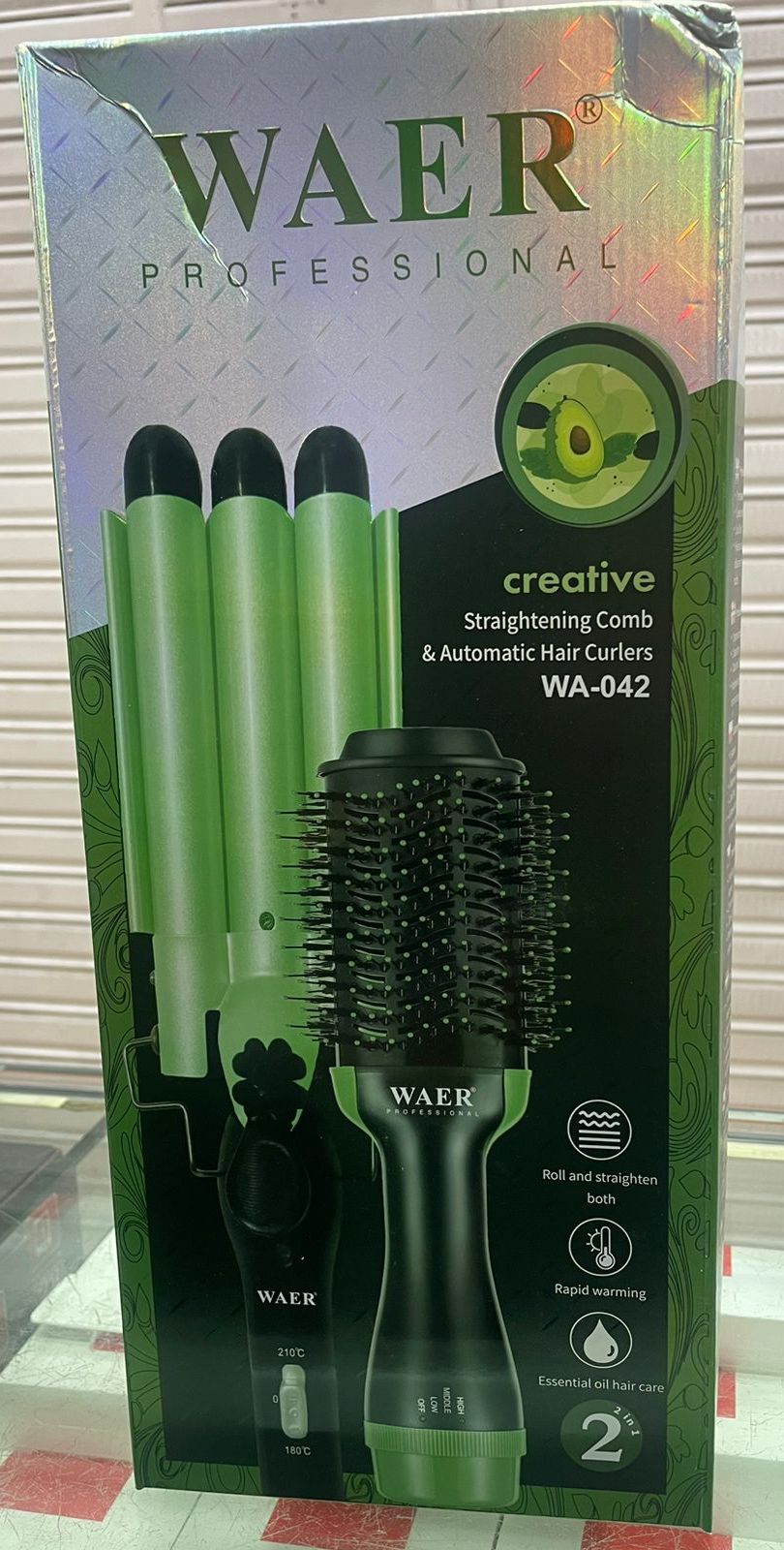 Cepillo + buclera - combo waer 042