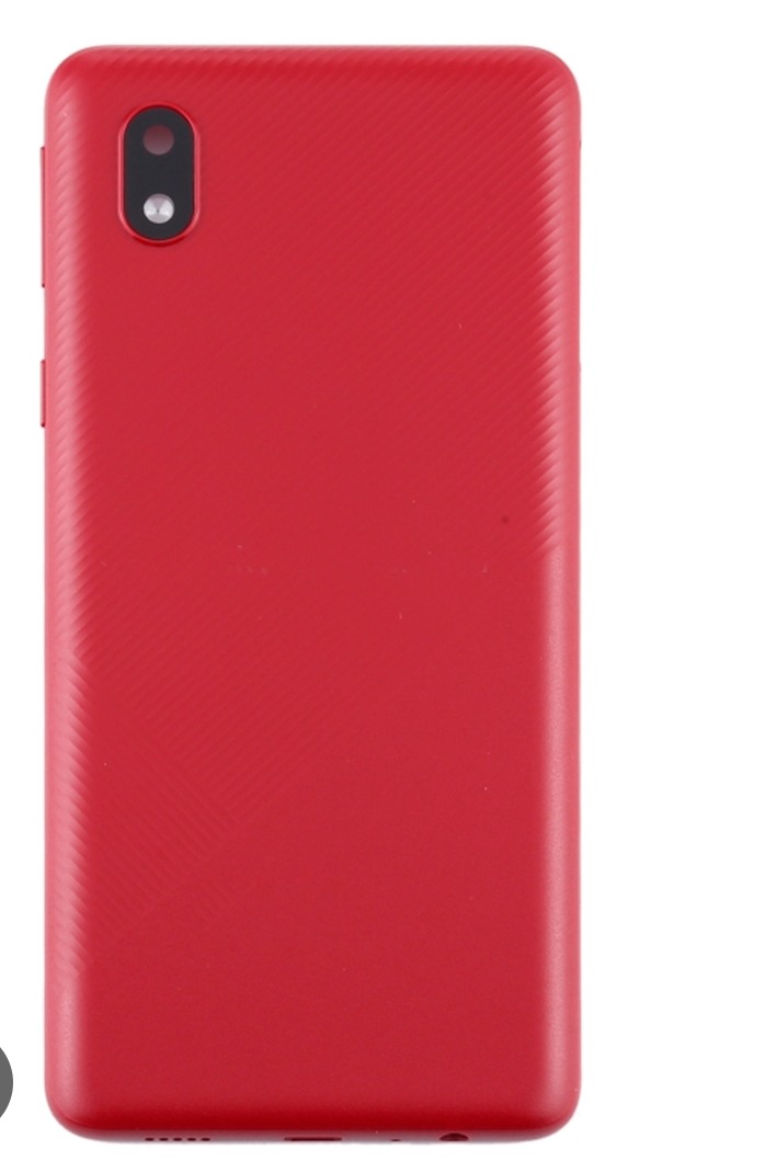 Tapa samsung a01 core rojo