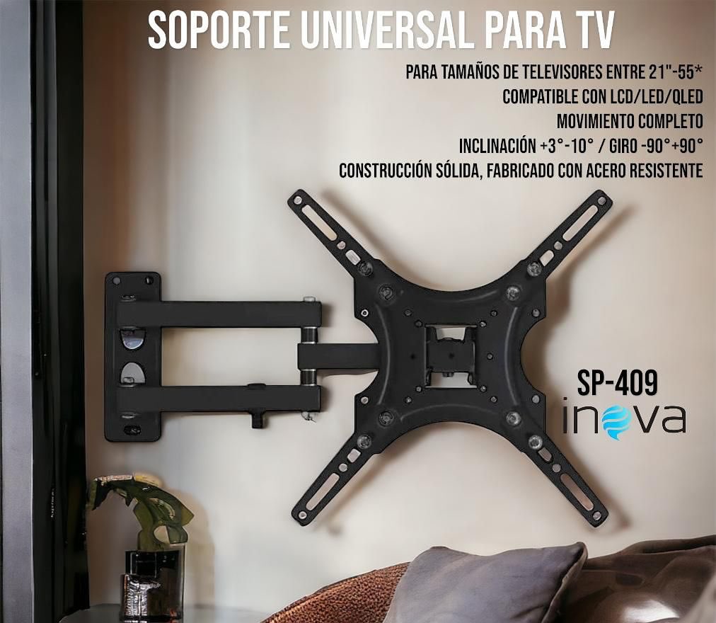 SOPORTE TV MOVIBLE  INOVA 21 - 55  (SP-409)