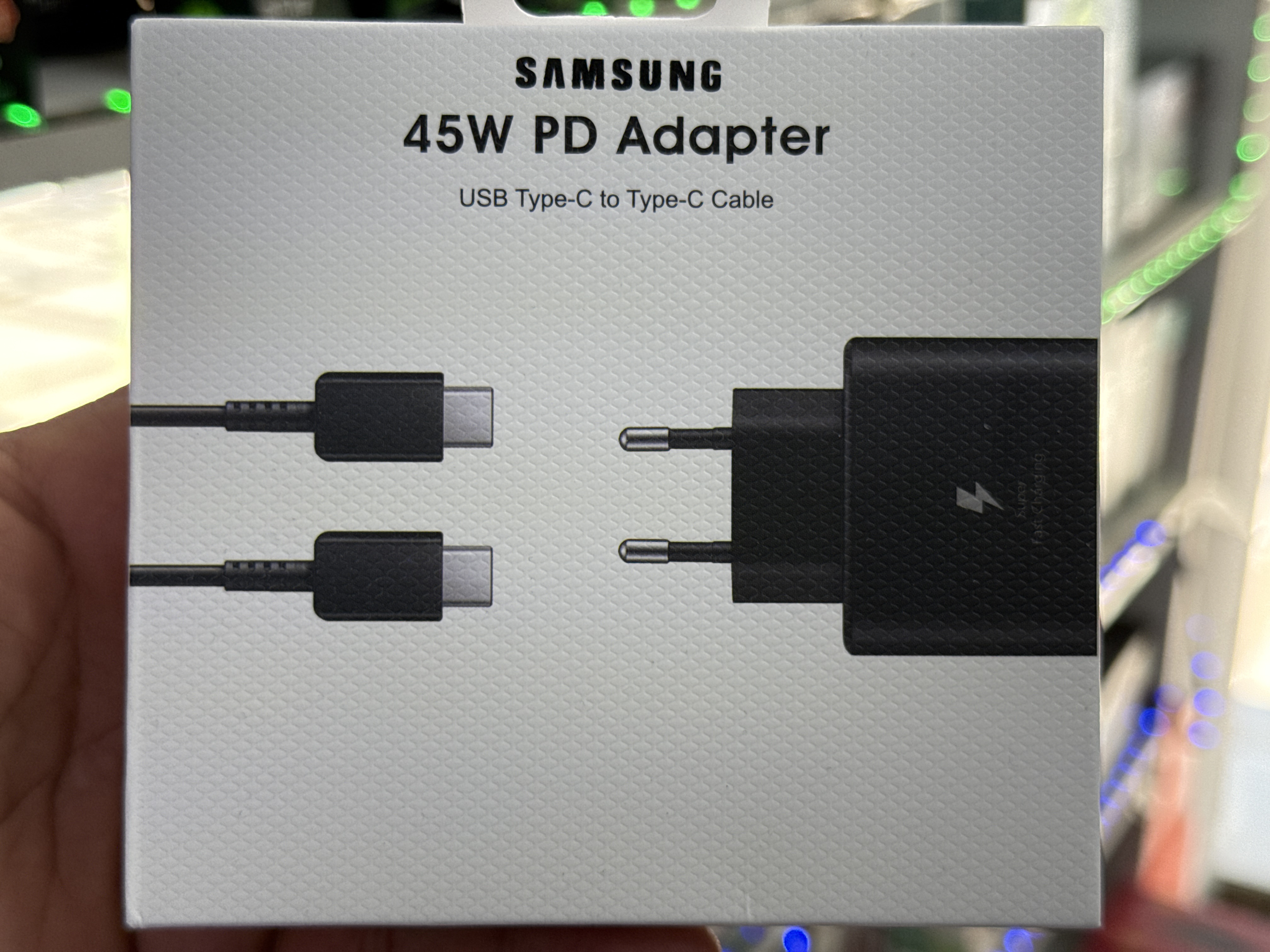 cabezal samsung 45w + usb c 