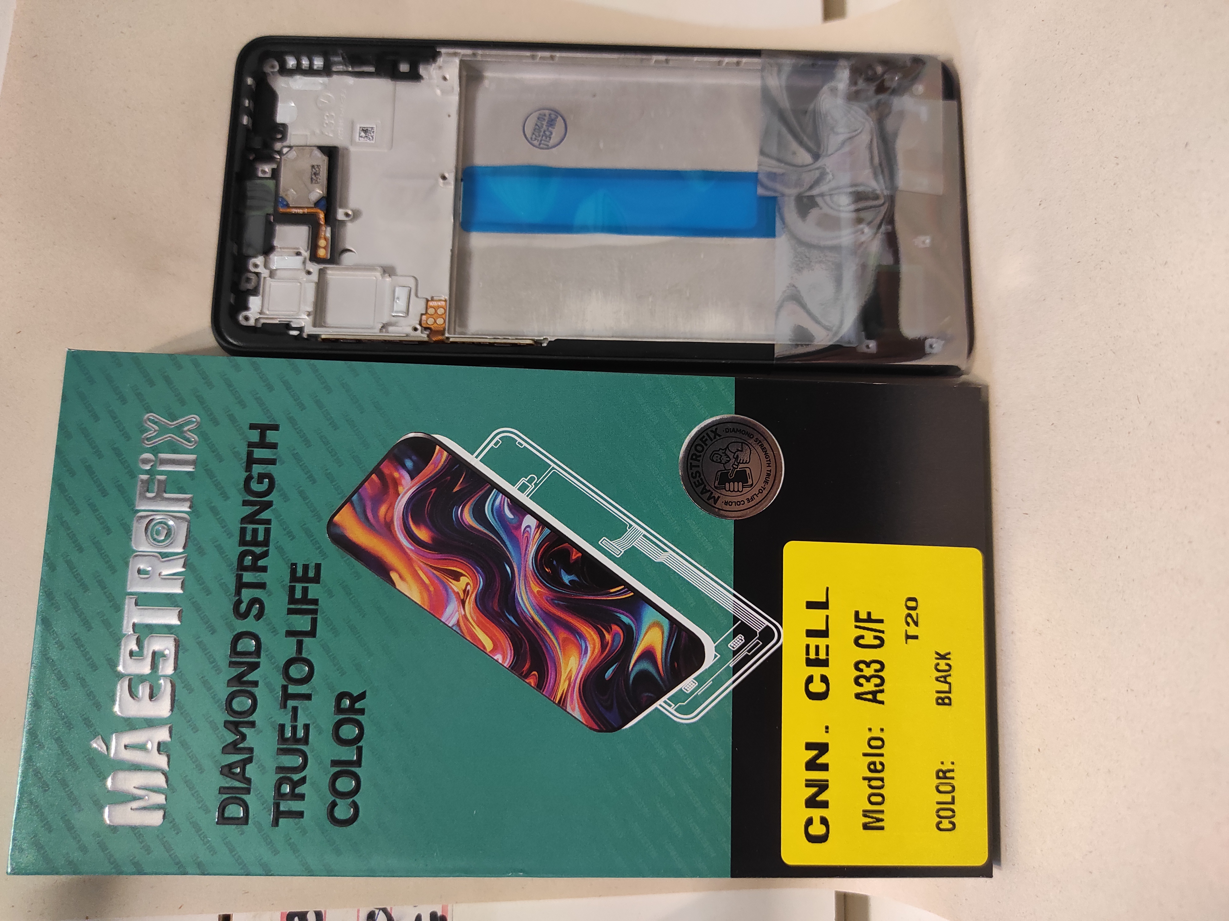 MODULO SAMSUNG A33 MAESTROFIX FULL CON MARCO