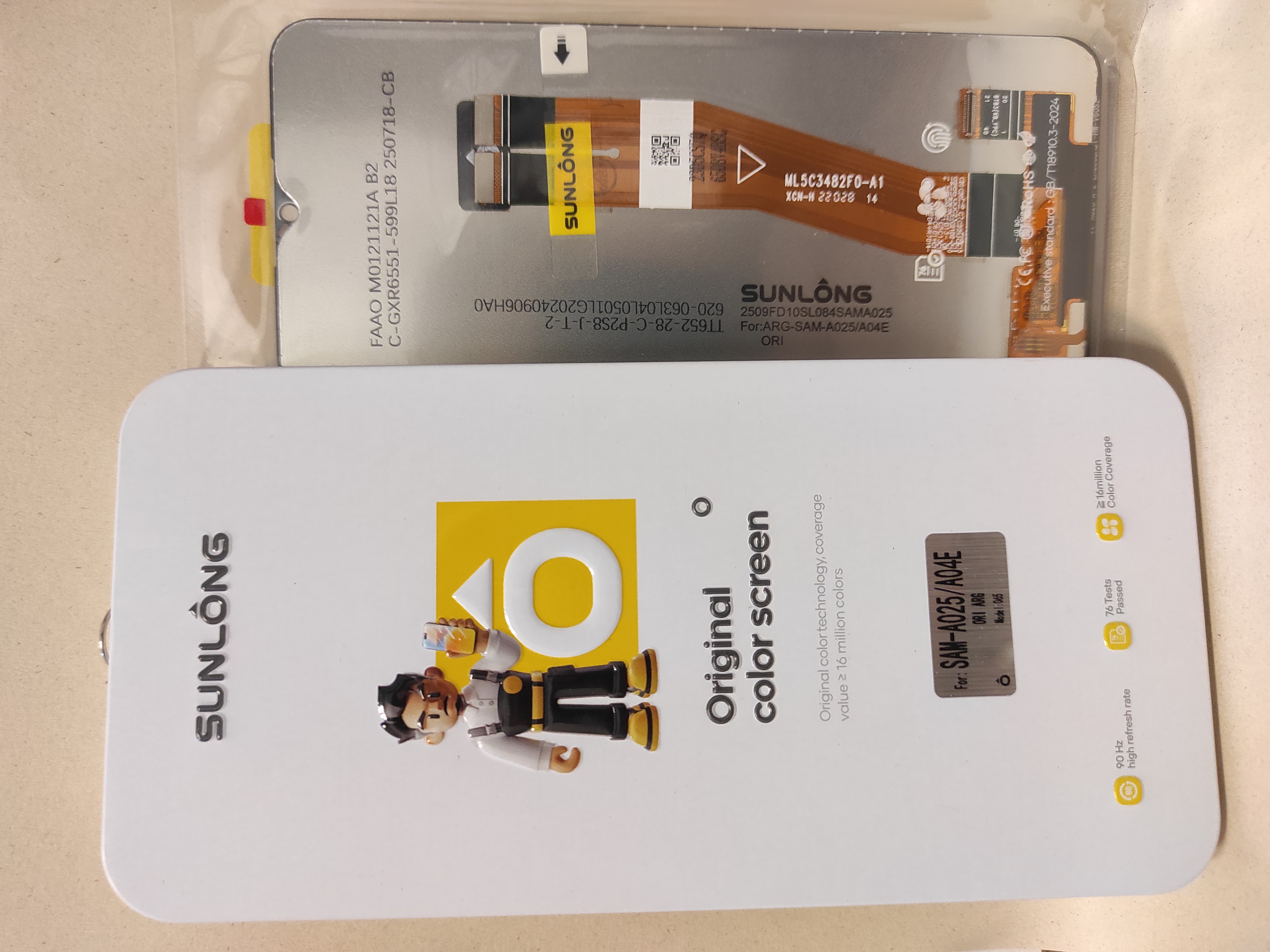 MODULO SAMSUNG A02S/A03S/A04E ORIGINAL SUNLONG