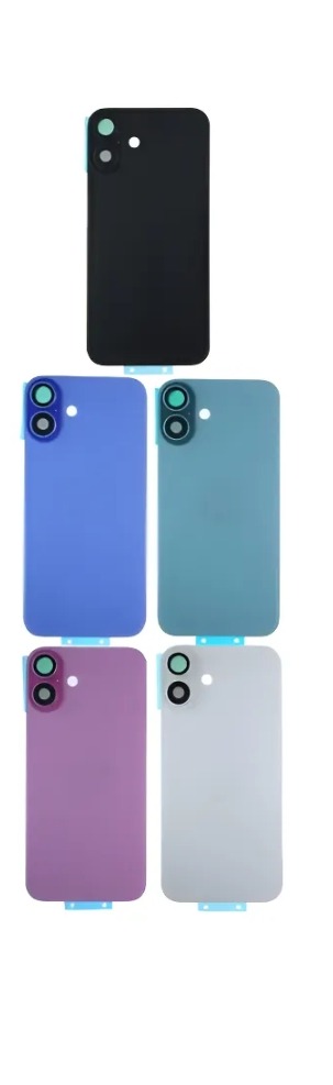Tapa iphone 16 con lente negro 