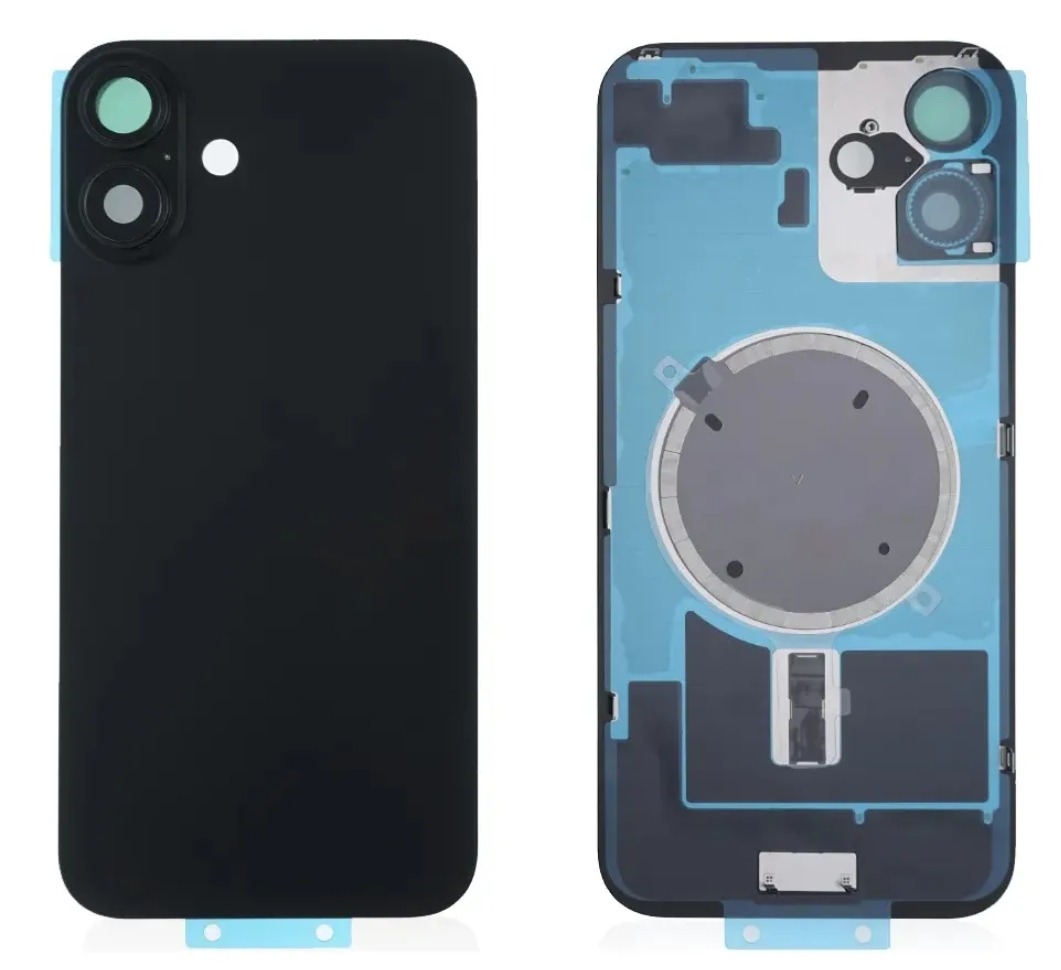 Tapa iphone 16 con lente negro 