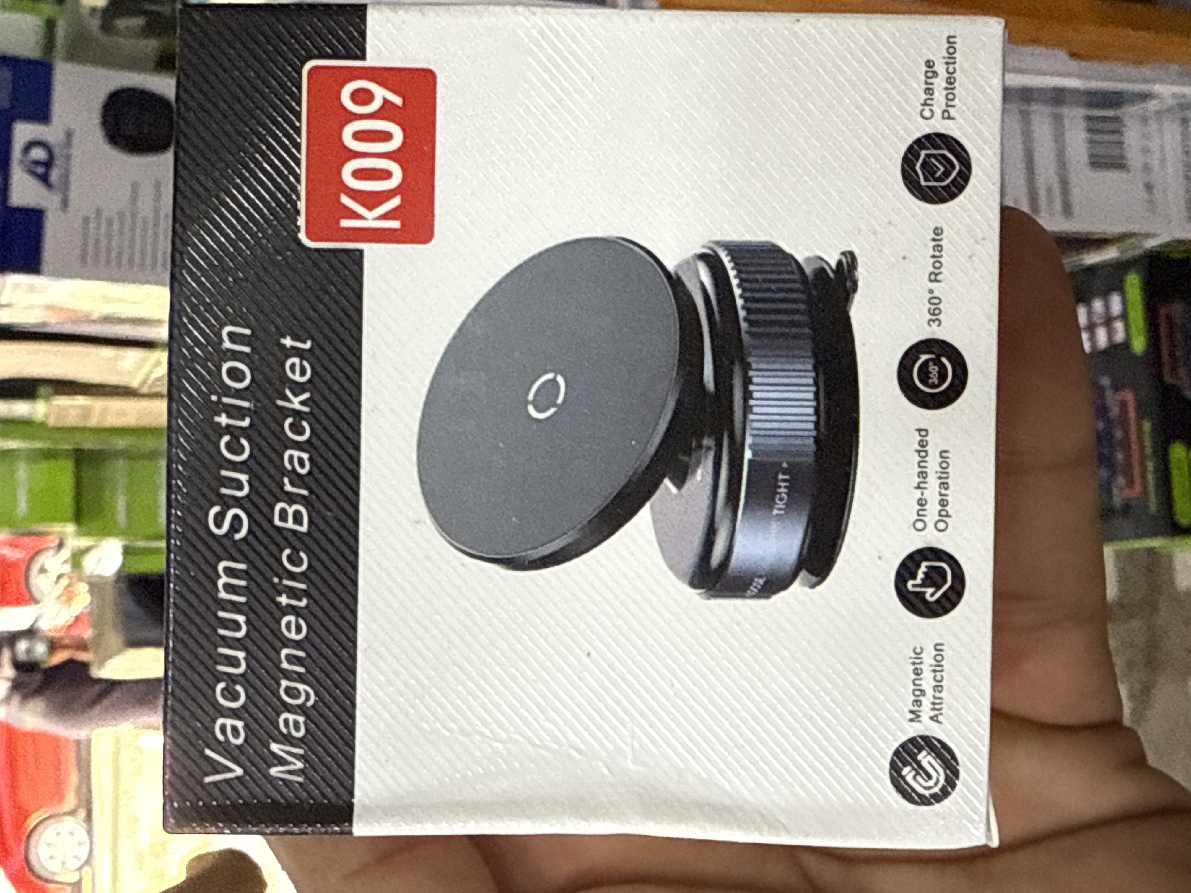 SOPORTE PARA AUTO CORTO MAGNETICO K007