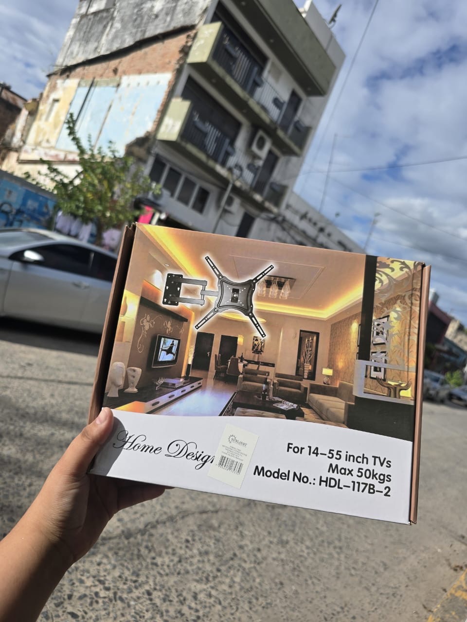 SOPORTE TV MOVIBLE  14-55  (Marron)