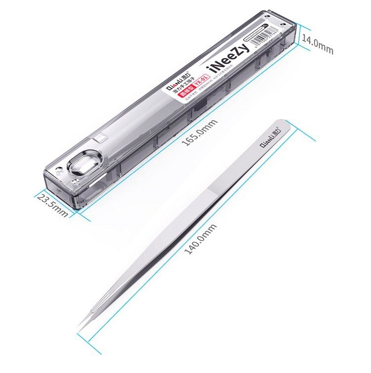 Pinza de precision qianli (fx-01) gris