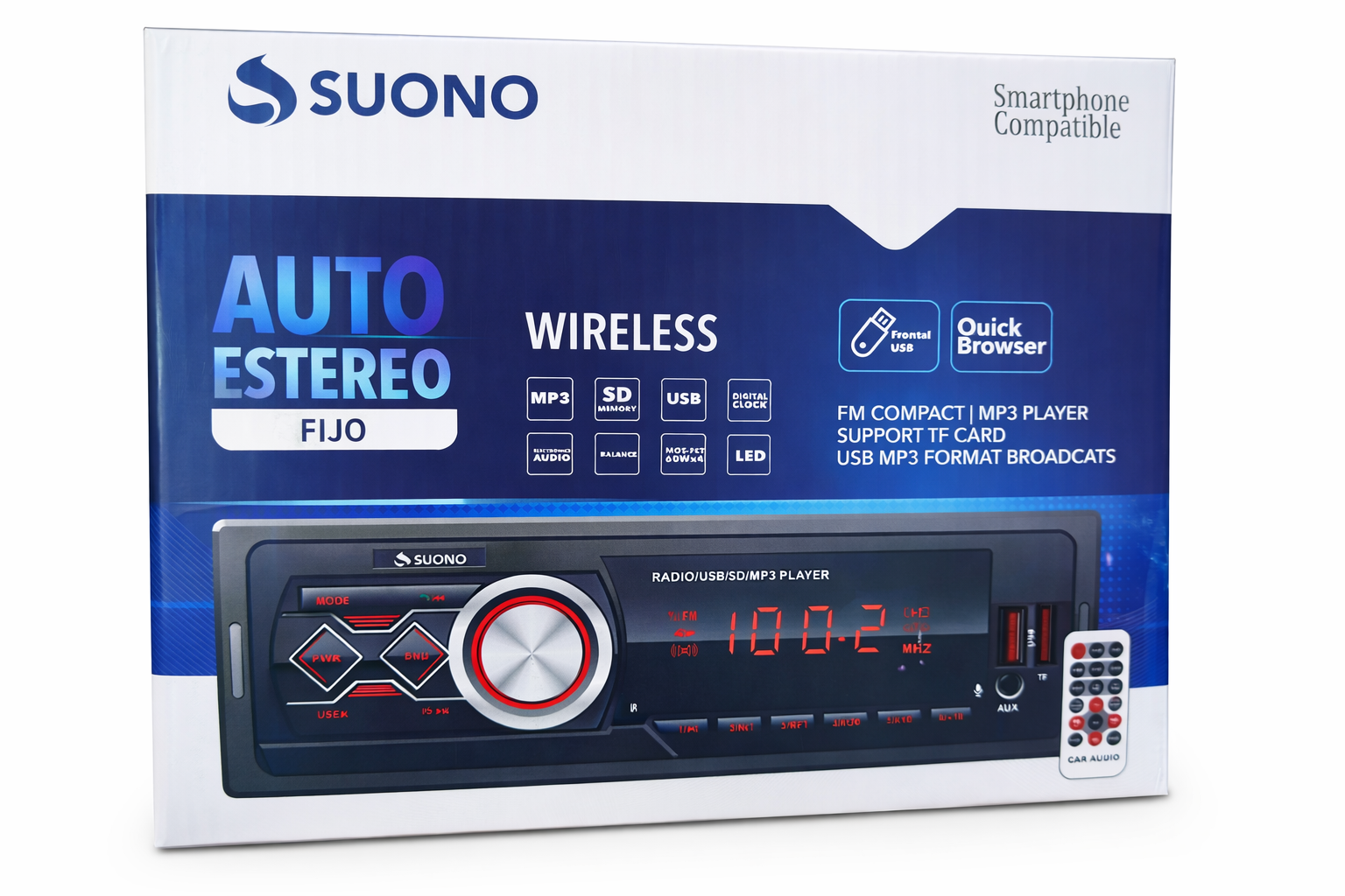 Auto Estereo SUONO  ( sin garantia)