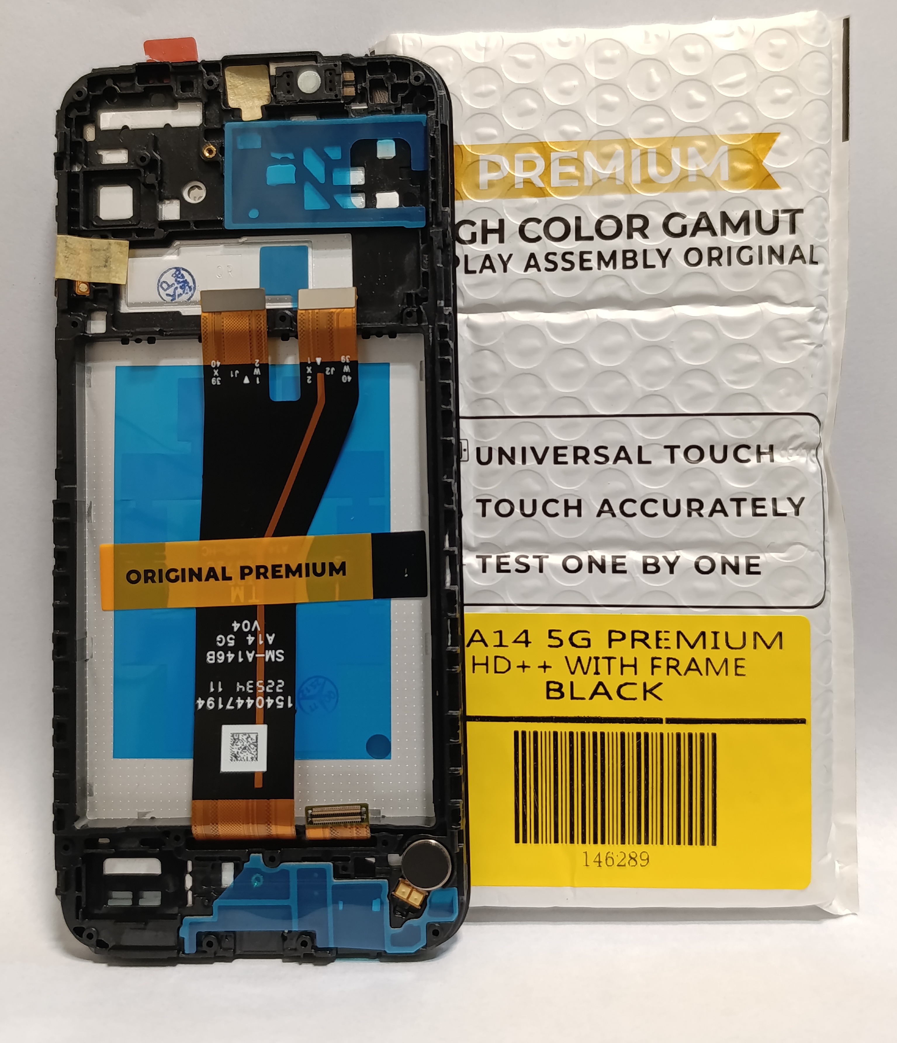 Modulo samsung a14 5g premium con marco