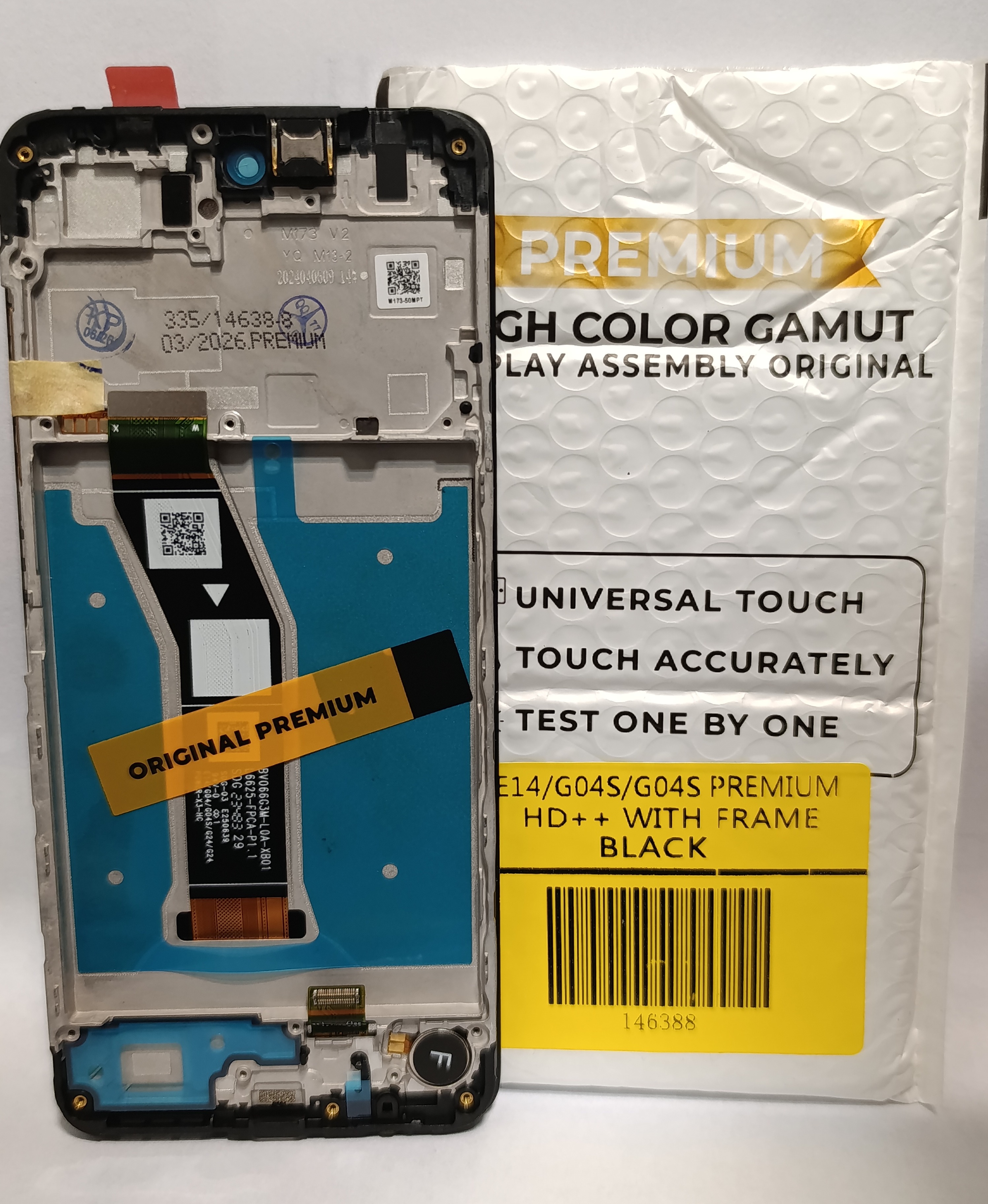 MODULO MOTOROLA E14/G04/G04S PREMIUM CON MARCO