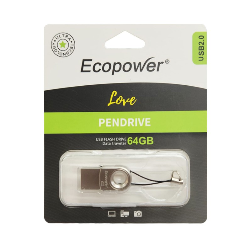 Pendrive ecopower love 64 gb 