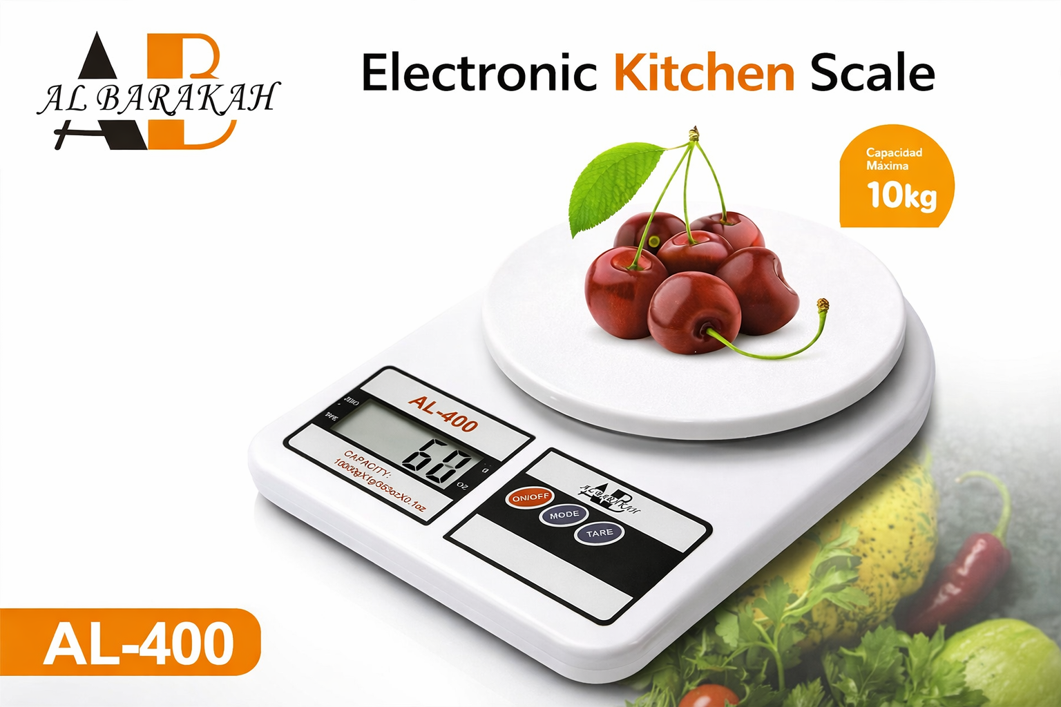 Balanza 10kgr de cocina sf-400