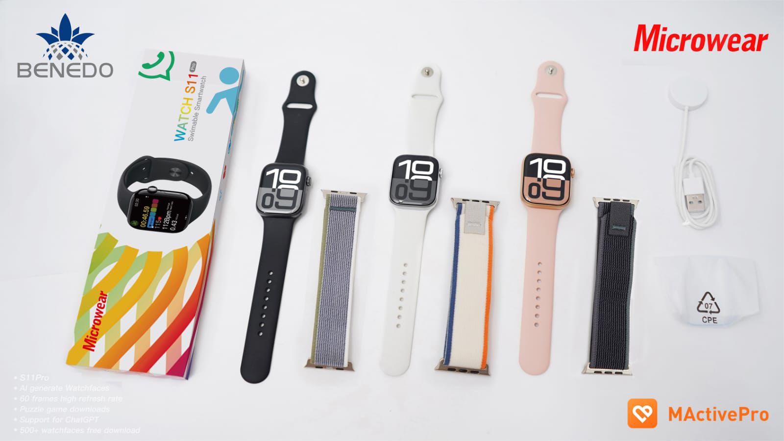 Reloj Smart Watch Amoled Serie 11 pro