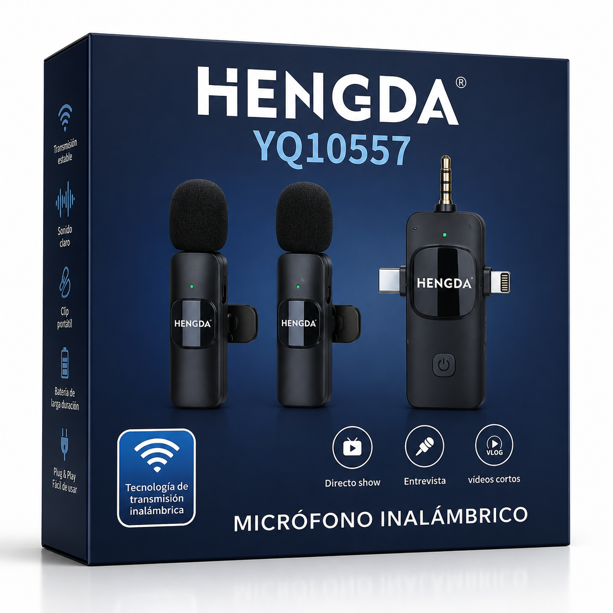 Microfono corbatero Hengda x2 tipo c ( Yq 10557)