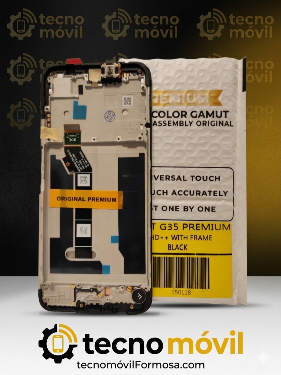 modulo motorola g35 premium con marco