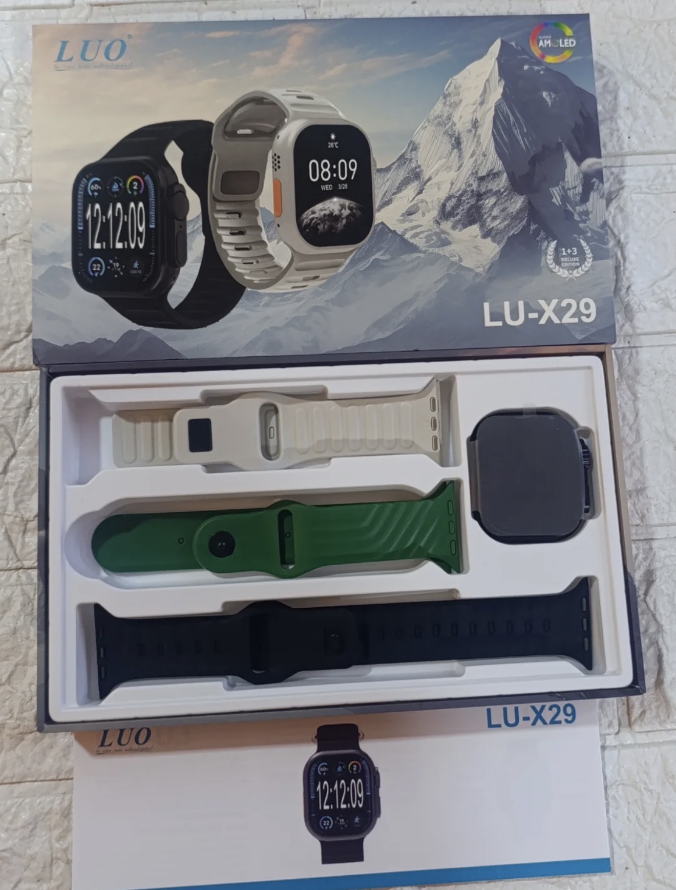 Combo reloj samrt watch luo x29