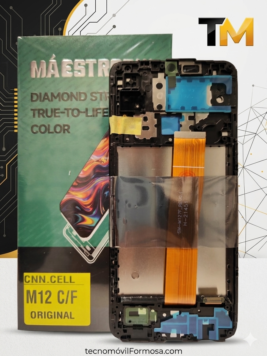 modulo samsung m12 maestrofix con marco
