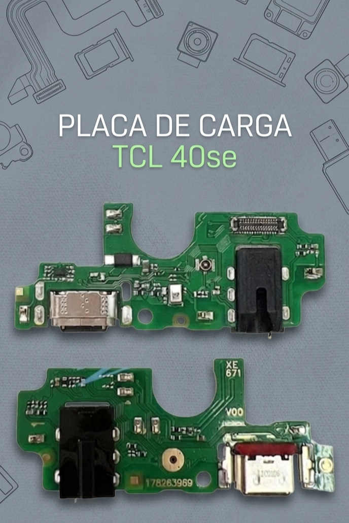 placa de carga tcl 40se cnn