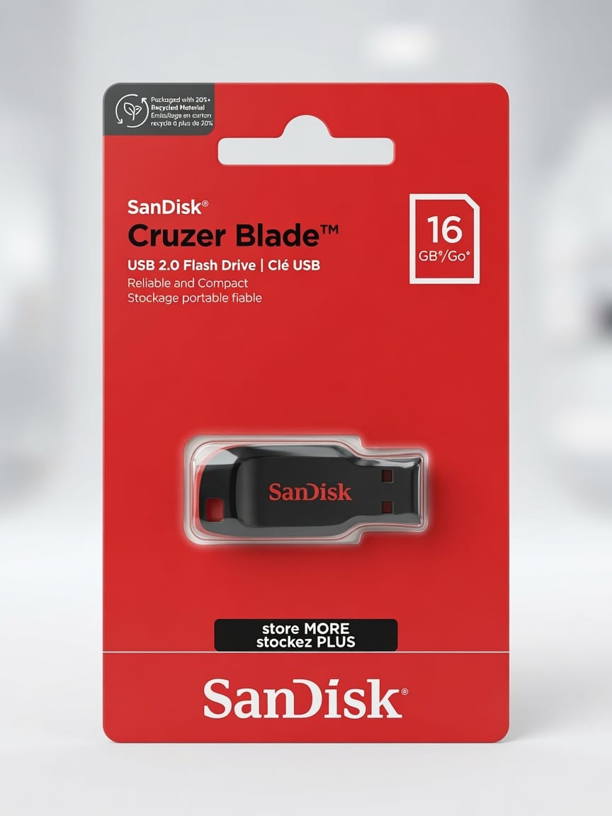 Pendrive sandisk 16 gb z50 cruze blade 2.0