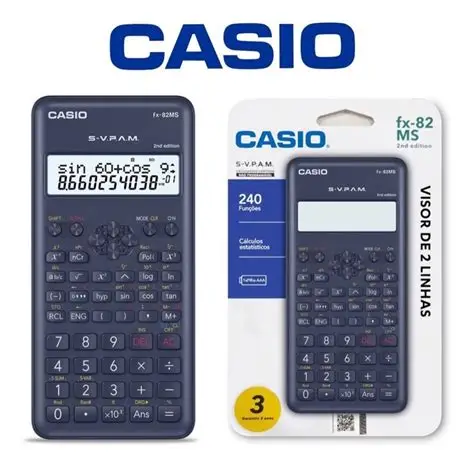 Calculadora cientifica casio 82 ms