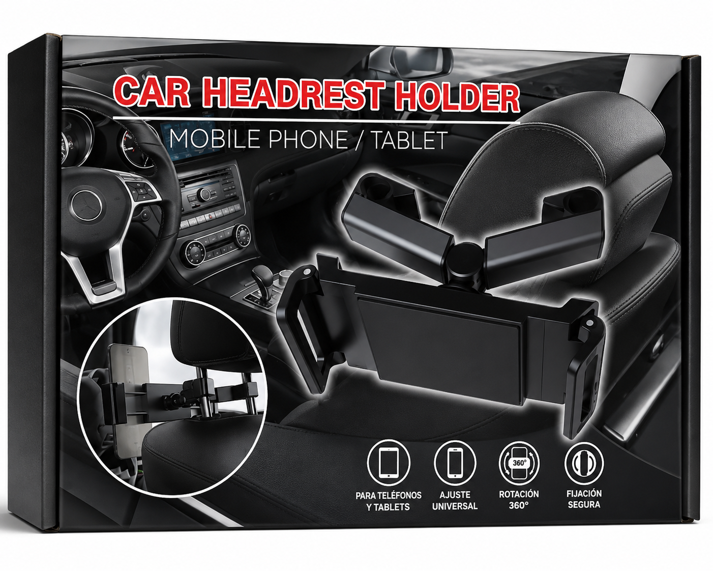 Soporte Para Auto / Apoya Cabezas  ( No F522)