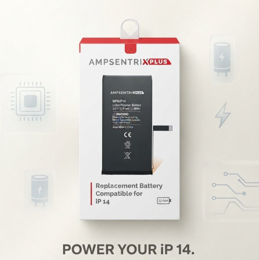 bateria iphone 14 ampsentrix plus 